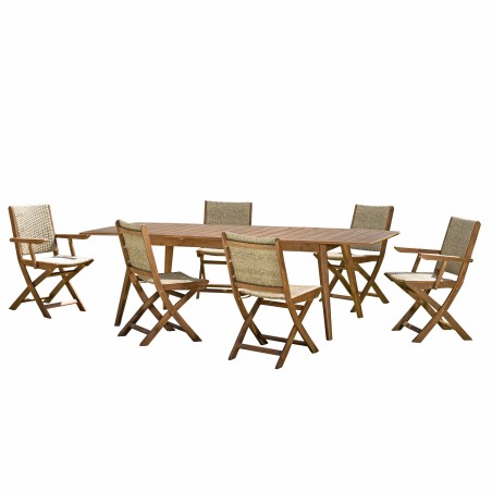 Victoire Wooden Garden Furniture Set for 8/10 People