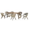 Victoire Acacia Wood Garden Furniture Set for 6/8 People
