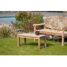 Table basse de jardin en bois de teck - Qualité premium