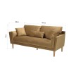NELSON PARIS 3-Seater Sofa in Camel Fabric