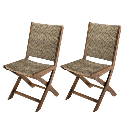 Ensemble 2 chaises de jardin VICTOIRE