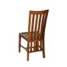 LORINE Set of 2 Wooden Baléro Chairs - Brown Mindi Wood