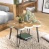 SAM - Round Teak Wood Coffee Table