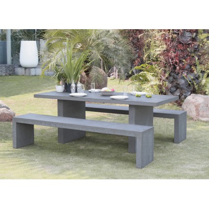 Hector Concrete Fibre Garden Furniture Set for 8 People - Outdoor Set