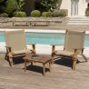 Salon de jardin VICK en bois acacia