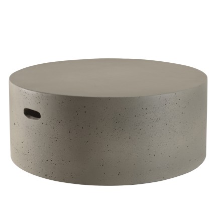 Table basse ronde HECTOR en béton 79x79cm
