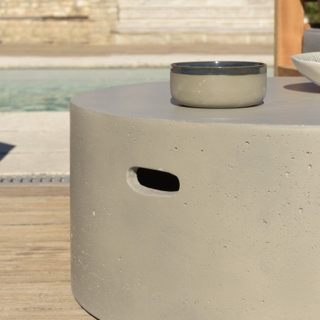 HECTOR Round Coffee Table 79x79cm Concrete