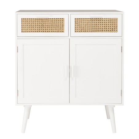 SMANDY White Sideboard with 2 Doors and 2 Drawers | Home Decor
