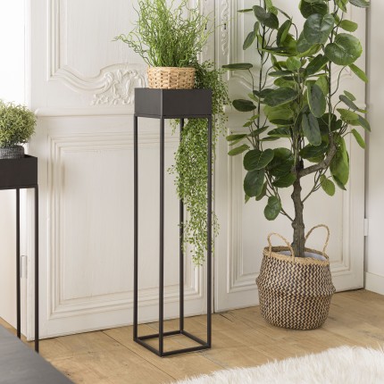 DALY Square Stool/Plant Stand GM Black - Metal Base