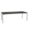 Table à manger DALY noire 220x100cm