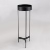 DALY - Sellette ronde / porte plantes GM noire