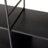Étagère DALY 10 niches 5 niveaux noire en métal