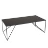 Table basse DALY noire 120x60cm
