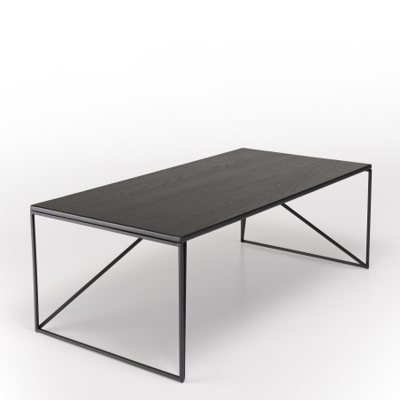 Table basse DALY noire 120x60cm