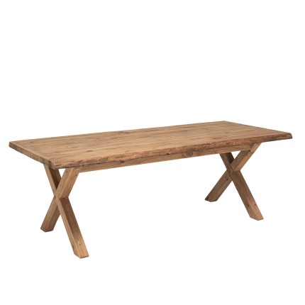 SANDY Rectangular Dining Table 220x100cm - Recycled Pine Wood