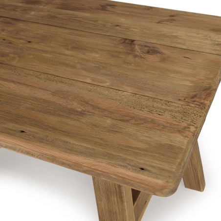 Table à manger en bois recyclé SANDY 140x75cm