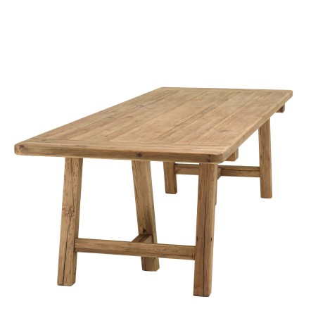 SANDY - Rectangular Dining Table 270x100cm Recycled Pine Wood