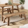 Banc en bois recyclé SANDY - Décoration montagne ou campagne