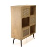 CHARLIE Brown Sideboard with 3 Compartments - Trendy Storage Solution