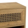 Buffet bas marron CHARLIE 3 niches 2 portes