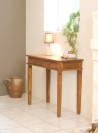 Bureau en bois de teck massif API 2 tiroirs