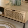 MARCEAU Coffee Table with 2 Drawers and Shelf
