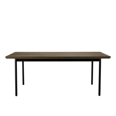 Table à manger ALMA rectangulaire marron foncé 200x100cm