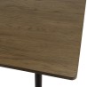 Table à manger ALMA rectangulaire marron foncé 200x100cm