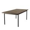 ALMA - Dark Brown Rectangular Dining Table 200x100cm
