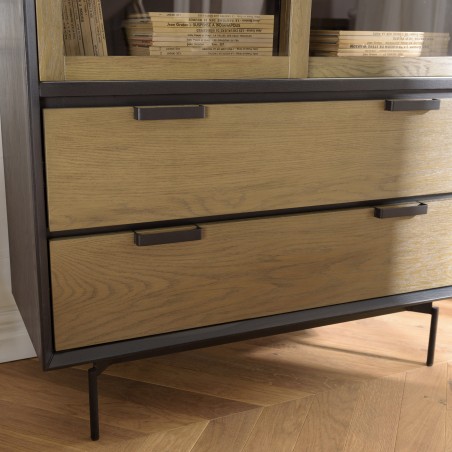 Bibliothèque ALMA - Marron et Noir