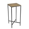 Table d'appoint JOHAN - Aluminium doré et noir