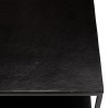 Table basse JOHAN double plateau 80x80cm noir