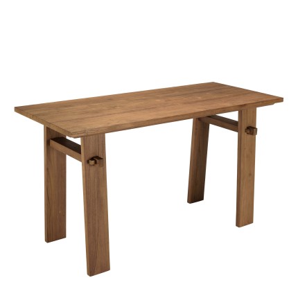 Bureau SIXTINE en bois de teck recyclé 140x60cm