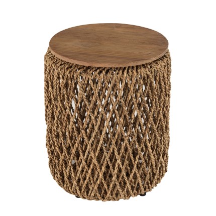 SIXTINE Round Side Table 40x40cm - Natural Home Decor