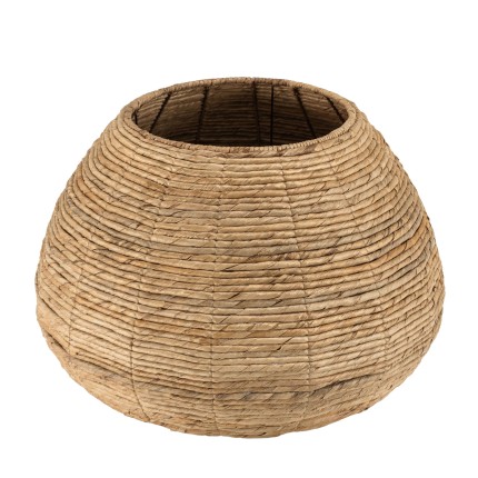 Cache pot SIXTINE en abaca naturel - Petit modèle
