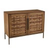 SIXTINE - Recycled Teak Wood Sideboard with 2 Doors