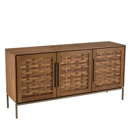 Buffet en bois de teck recyclé 3 portes SIXTINE