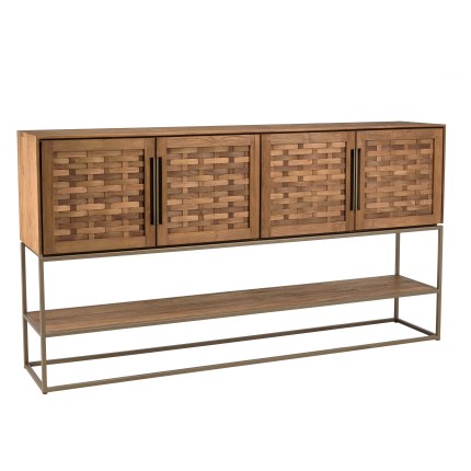 Buffet en bois de teck recyclé SIXTINE
