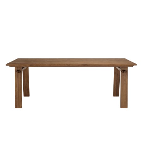 SIXTINE - Rectangular Dining Table 220x90cm in Recycled Teak Wood