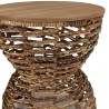 Tabouret en bois de teck recyclé SIXTINE
