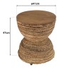 SIXTINE - Recycled Teak Wood Stool | Multifunctional and Versatile