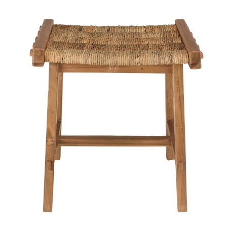 Tabouret SIXTINE en abaca naturel