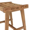 Tabouret SIXTINE en abaca naturel