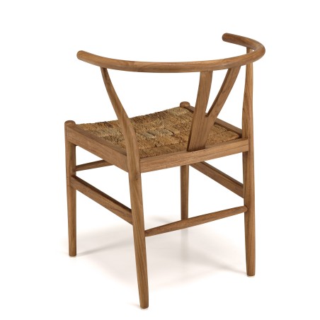 Chaise SIXTINE en bois de teck recyclé
