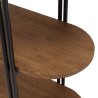 SIXTINE 4-Shelf Open Space Shelf Unit in Recycled Teak