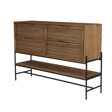 SIXTINE - 4-drawer Sideboard with 1 Shelf