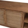 Buffet arrondi en bois de teck recyclé SIXTINE
