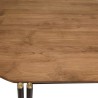 Table à manger ovale SIXTINE 200x105cm en bois de teck recyclé