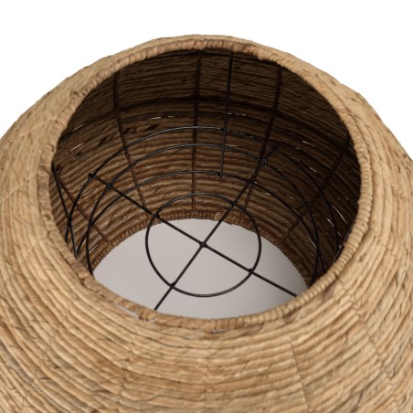 SIXTINE Small Plant Pot in Natural Abaca Weave