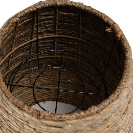 Cache pot SIXTINE en abaca naturel - Modèle moyen